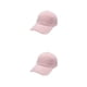 thumbnail image 4 of Gorras de béisbol Qarigey invierno Espesar Artificial Sólido Cálido Sombrero mujer Gris 56-60cm 2piezas, 4 of 6