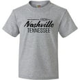 thumbnail image 3 of Inktastic From Nashville, Tennessee- State Capital Distressed Text Youth T-Shirt, 3 of 5