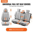 thumbnail image 2 of VEVOR Seat Covers, Universal Car Seat Covers Full Set Seats, Front and Rear Seat, 2 of 9