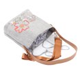thumbnail image 3 of Bolso de hombro multifunción de gran capacidad impermeable patrones lindos bolso de mamá para viajes gris oscuro, 3 of 5