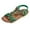 Green, variant on Women Sandals Summer Elegant Toe Separator Comfortable Flat Orthopaedic Footbed Breathable Slingback Women Sandals for Beach Holidays Leisure,Brown,6