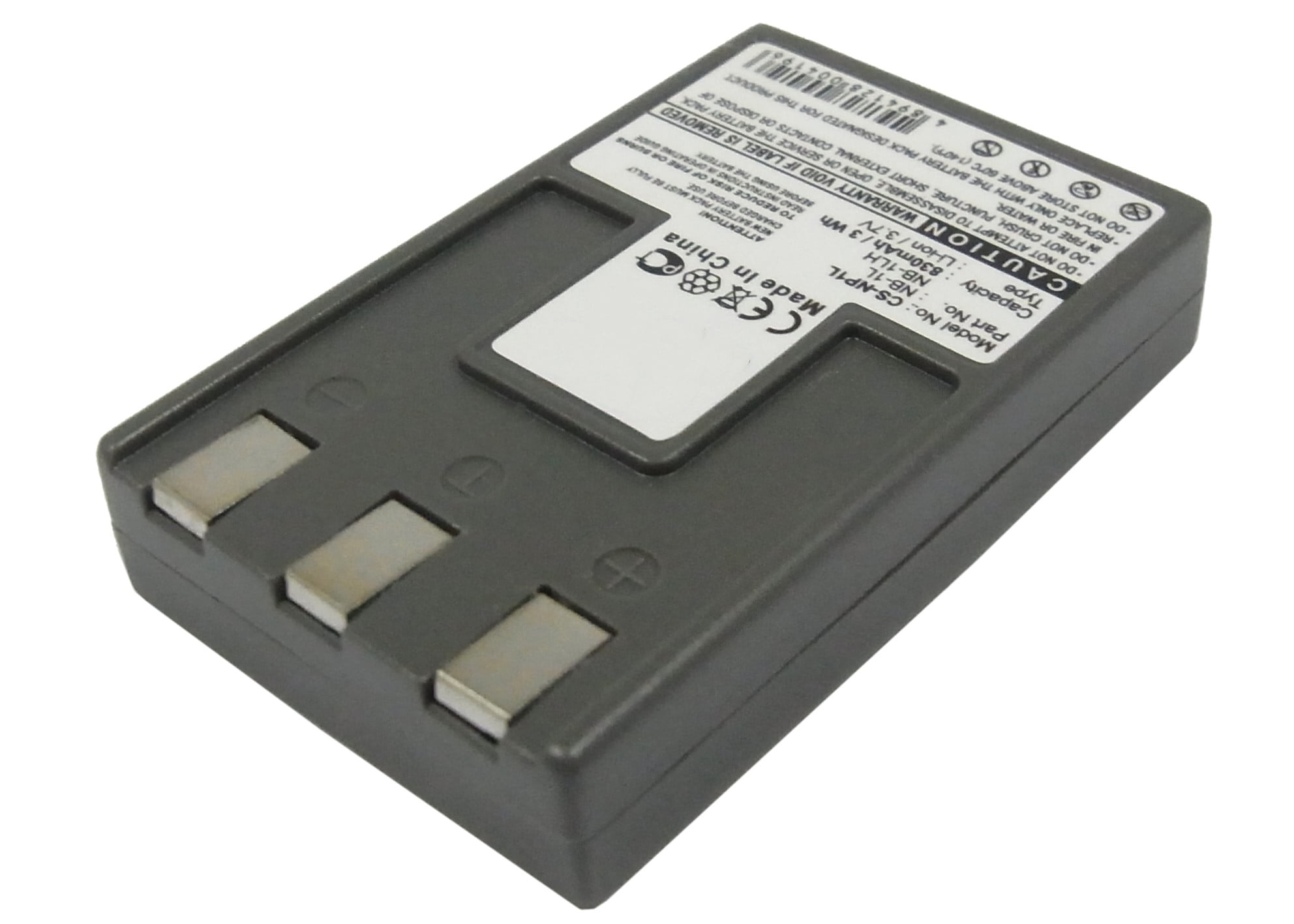 Replacement Battery for Canon PowerShot S200 PC1022,PowerShot S230