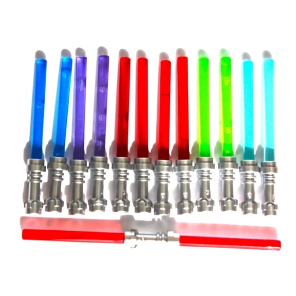LEGO Star Wars Lightsaber with Metallic Hilts, 2-Inch, Set of 13 Pieces