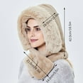 thumbnail image 3 of Odeerbi Winter Hats for Women 2025 Trendy Windproof Outdoors Warm Leisure Hat Beige, 3 of 5