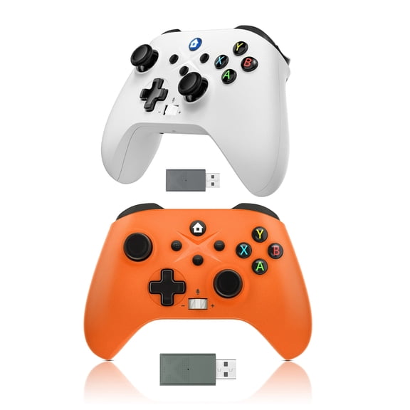 Wireless Gaming Controller for Windows PC/Steam/iPad/Laptop/Android & iOS PC Wireless Controller with Turbo/Macro/Dual Vibration & Audio Jack(No Support for Connecting to Xbox Console)