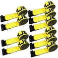 thumbnail image 1 of Correas para cabrestante KJE, paquete de 10 unidades, 4 x 9 m, amarillas, resistentes, con ganchos p, 1 of 5