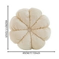 thumbnail image 2 of Sofa Pillow Back Cushion, Round Pumpkin Design, Premium Solid Color Velvet, Soft Support And Versatile Use For Home Office, 2 of 3