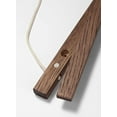 thumbnail image 2 of (20 in | 51 cm) Dark Oak Solid Oak Wood Magnetic Poster Frame Picture Hanger, 2 of 4