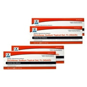 4 Pack QC Diclofenac Sodium Topical Gel Treatment for Arthritis Pain 3.53 oz