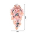thumbnail image 3 of WNEXOPE Warm Light LED Christmas Painted Ball Upside Down Tree Door Hanging, 60x30 cm/23.4x11.7 in - Ideal for Festive Indoor and Outdoor Decorations, 3 of 9