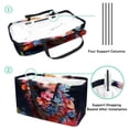 thumbnail image 4 of Floral Animal Reusable Foldable Oxford Cloth Storage Bins: Large Capacity Shopping Bags for Laundry and More, 4 of 7