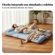 thumbnail image 3 of Abbraccia Colchón de aire para camping, cama inflable doble, plegable, portátil, impermeable, bomba integrada, 3 of 6