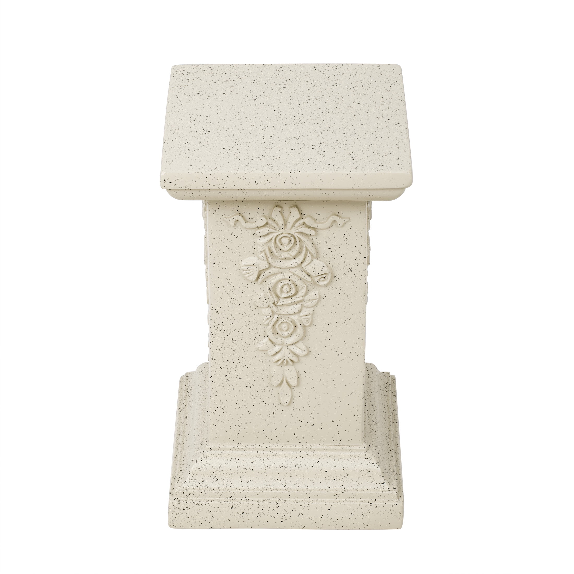 Christopher Knight Home 22.44"H MGO Pedestal Plant Stand, Floral Display Column, Sand