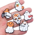 thumbnail image 5 of Venta única, 1 pieza de adornos de PVC para zapatos con forma de fantasma de Halloween, accesorios para zapatos DIY, decoración para zuecos clásicos, regalos de Navidad para niños, 5 of 5