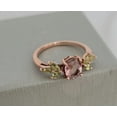 thumbnail image 3 of Shine Pink Tourmaline Ring - 925 Sterling Silver Tourmaline Ring - Delicate Peridot Gemstone Ring - Statement Ring - Gift for Her, 3 of 8