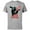 Athletic Heather, variant on Star Wars Darth Vader with Lightsaber Block Print Style - Short Sleeve Cotton T-Shirt for Adults - Customized-Black