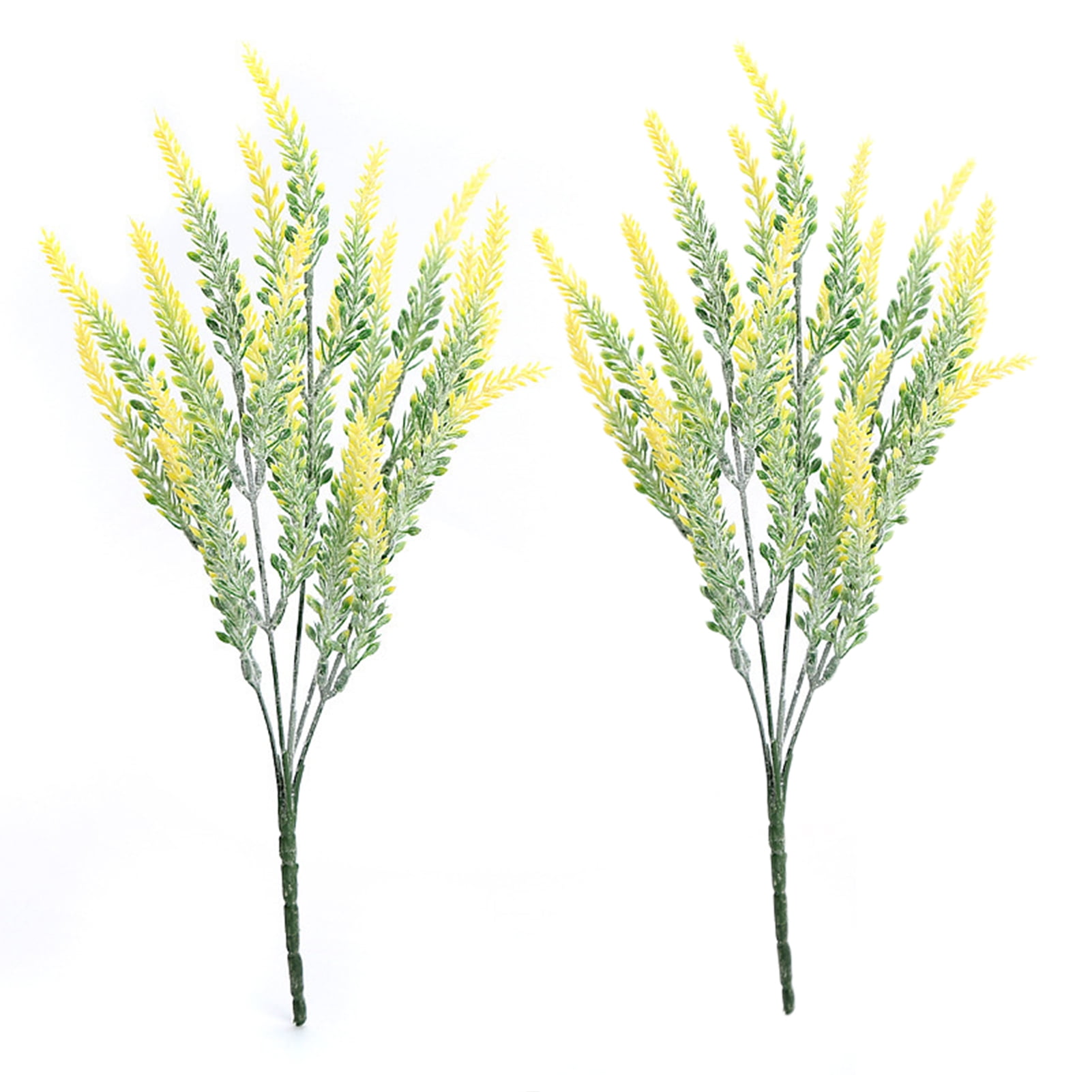 2Pcs 5-fork Simulation Lavender Artificial Flowers for Home Wedding ...