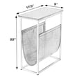 thumbnail image 6 of Butler Specialty Company Edie Marble & Leather Magazine Side Table - Green, 6 of 6