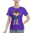 thumbnail image 1 of T-Shirt Basique à Manches Courtes pour Femmes Detective Conan Conan, 1 of 6