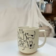 thumbnail image 3 of 15oz Cat Lovers Mug, Various Kittens Pattern Mug, Cat Coffee Mug Funny Ceramic Tea Cup Novelty Gifts for Office and Home Women Girls Men Dishwasher Microwave Safe, 3 of 6