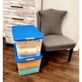 thumbnail image 2 of Open Box Homz 64 Qt Secure Latch Large Clear Stackable Storage Container Bin, 2 of 12