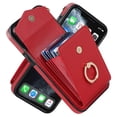 thumbnail image 2 of Elegante funda multifuncional tipo cartera para iPhone 11 Pro con correas, ranura para tarjetas, soporte para anillo, protección para cámara, material de PU, a prueba de golpes y antirrobo., 2 of 5