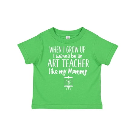 

Inktastic Future Art Teacher Like Mommy Gift Toddler Boy or Toddler Girl T-Shirt