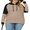 Khaki, variant on NISVIYA Winter Plus Size Tops for Women Loose Fit Long Sleeves Sweatshirts Casual Buttons Up Hoodies