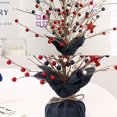 thumbnail image 3 of Árbol artificial colorido Matsuzay decoración festiva de estrellas y bayas para cualquier ocasión, 3 of 6