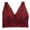 Red-d, variant on Womens Sport Bras Lingerie Lace Chest Tube Backless Bra Camisole Base Underwear V-Neck Lightly Lined Bra Feature Hook and Eye Closure Push-up Bra Style Y-111 , Pink-a one size