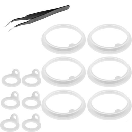 YIEMEEN 13 Piece Silicone Seals for Water Cup Lid Convenient Leak Proof Bottle Seals