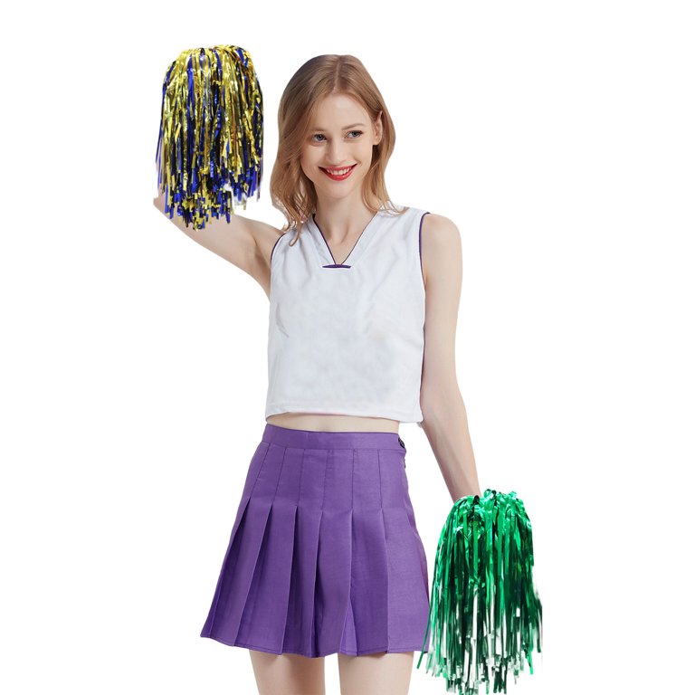 POMPON BLANC CHEERLEADER SUPPORTER