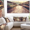 thumbnail image 1 of Pont en Bois Vintage vers Bord de Mer - Impression sur Toile, 1 of 3