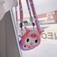 thumbnail image 4 of Sanrio-Bolso de hombro de Agel de sílice para niñas, monedero de dibujos animados Kawaii Kt Kuromi My Melody Cinnamoroll, bolsa de almacenamiento para regalo, 4 of 4