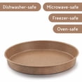 thumbnail image 4 of Korkmaz Torta Round Pan | Granite Coated Nonstick Cake Pan | Baking Pan | Birthday Wedding Layer Cake Pan | Dishwasher-safe, oven-safe, microwave-safe, freezer-safe | Baking Tray, 4 of 5