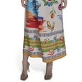thumbnail image 5 of Falling Flowers Women's Spaghetti Strap Smocked Back Midi Sundress, Sizes XS-XL, 5 of 6