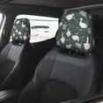 thumbnail image 4 of Headrest Covers for Cars Accessories Interior for Women Men 2Pcs - Cartoon Flower Cute Duck Head Rest Cover for Car Decorations, Car Headrest Cover for Car Decor Interior, 4 of 8
