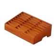 thumbnail image 2 of Luzkey Mobile Phone Storage Box, Desk Organizer with 24 Compartments, Rectangular, Made of [material], Multifunctional, Mobile Phone Management for Classroom Brown, 2 of 8
