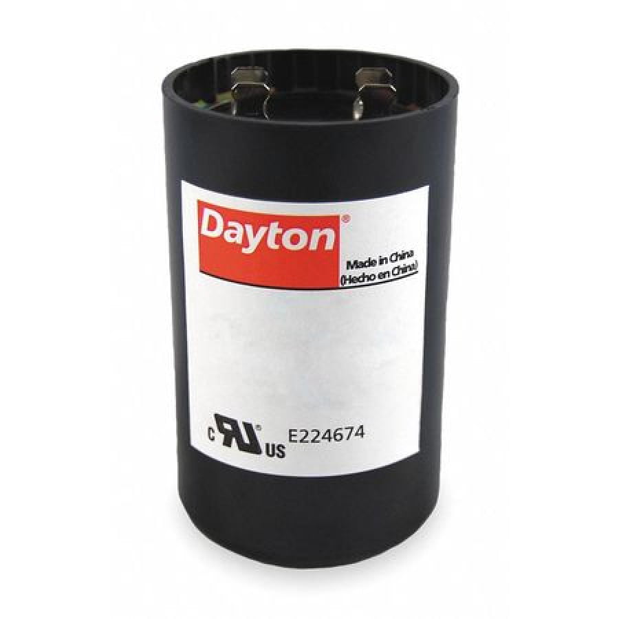 DAYTON 6FLW5 Motor Start Capacitor,30-36 MFD,Round 