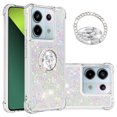 thumbnail image 1 of Funda para Xiaomi Redmi Note 13 Pro 5G con Brillo Líquido Flotante, Purpurina, Parachoques y Anillo Giratorio Soporte, 1 of 5