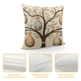 thumbnail image 4 of Happy Throw Pillow Covers, Eggs Cushion Case Decoration for Sofa Couch, 4 of 5