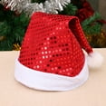 thumbnail image 3 of Christmas Hats, Santa & Mrs Claus Festive Headwear for X-Mas Parties, Parades, Office Events & Family Gatherings,(Red), 3 of 5