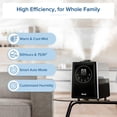 thumbnail image 2 of LEVOIT Humidificadores para habitación grande (6 l), vaporizador de aire ultrasónico de niebla cálida y fresca para bebés en casa, humedad personalizada, control remoto, silencioso, negro, 2 of 5