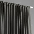 thumbnail image 2 of Anthracite Grey Extra Wide Blackout Room Darkening Curtain (1 Panel), Anthracite Grey, 100W X 96L, 2 of 6