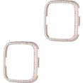 thumbnail image 1 of XYCCA 2 Pcs Étui de Protection Incrusté pour Montre Intelligente, Étui de Montre Résistant aux Chutes, Étui de Protection d'Écran pour Montres Dames Lite, Coque de Montre Intelligente, Cadre de Pare-Chocs-0621, 1 of 5