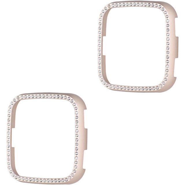 XYCCA 2 Pcs Étui de Protection Incrusté pour Montre Intelligente, Étui de Montre Résistant aux Chutes, Étui de Protection d'Écran pour Montres Dames Lite, Coque de Montre Intelligente, Cadre de Pare-Chocs-0621