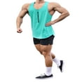 thumbnail image 2 of Débardeur de Sport Décontracté pour Hommes Col Rond Imprimé Lettre Sans Manches Ample pour Entraînement Gym Course, 2 of 5
