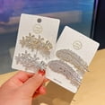 thumbnail image 4 of Fvsianol Duckbill Clips Women Hairpins Hair Clips Sparkling Vibrant Color Rustproof Metal Flower Hairpins, 4 of 9
