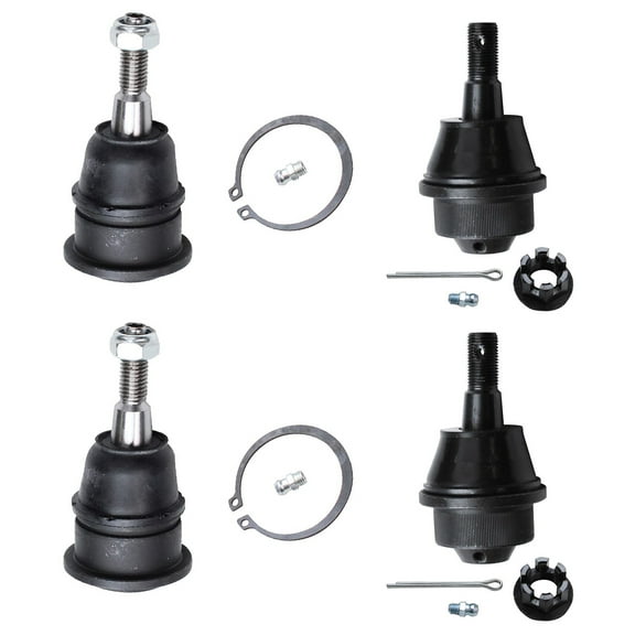 Detroit Axle - 4 Front Ball Joints for Chevrolet GMC Silverado Sierra Avalanche Suburban Yukon XL 2500 3500 HD Hummer H2 Upper and Lower Ball Joints Replacement
