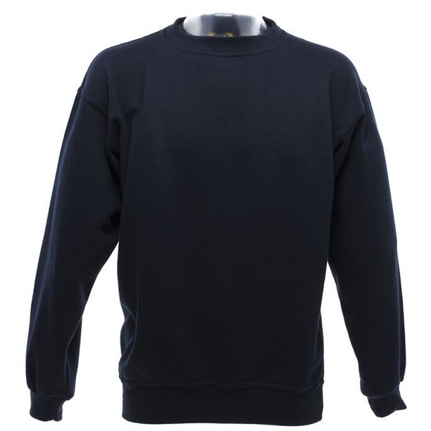 UCC - Sudadera / Top básica gruesa mangas Set-in Modelo 50/50 Hombre caballero (Azul real)